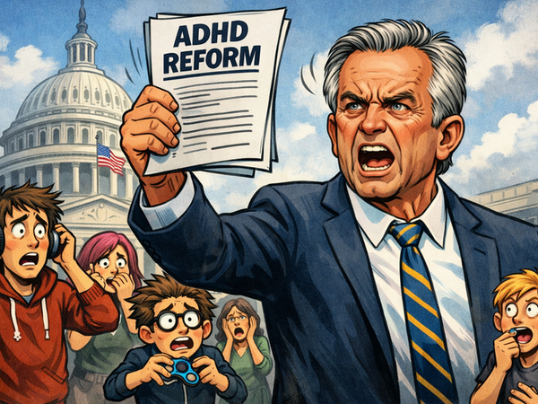 ADHD Is Not a Policy Debate illustration.